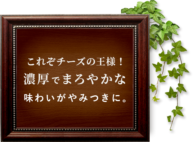 これぞチーズの王様！