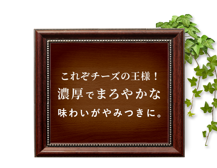 これぞチーズの王様！