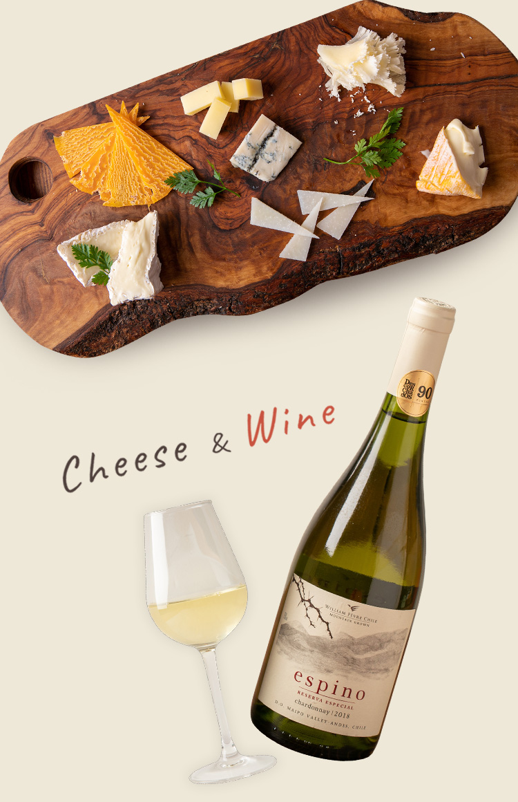 チーズ盛り合わせ・ワイン